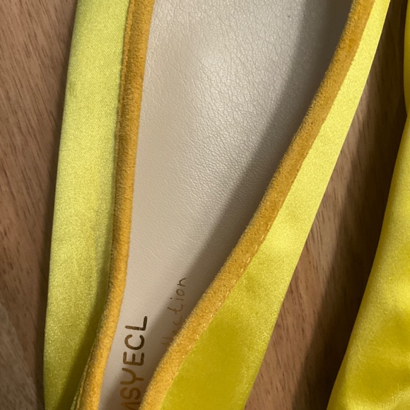 NEW Cap-Toe Silk Ballet Flats  size 37 - Picture 4 of 6